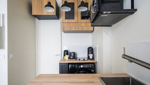 Cosy and Peaceful Studio - 2P - Nation/voltaire - Foto 4, Cocina privada