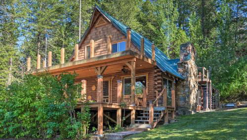 Alpine Adventures Cozy Log Cabin with Deck and Views! - Foto 4