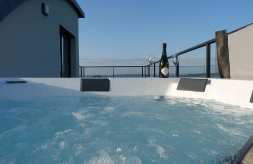 Maison contemporaine avec vue mer, piscine intérieure, classée 5 étoiles - Photo 16