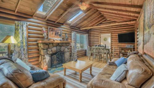 3BD Cowboy Cabin Pikes Peak Mountain Log Cabin - Foto 2