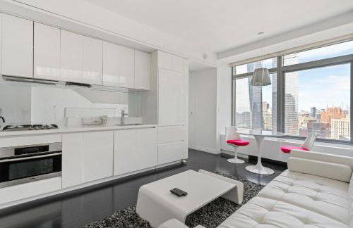 Financial District 1br w WD gym elevator NYC-1376 - Foto 3