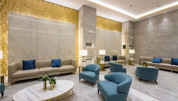 Sitzecke in der Lobby