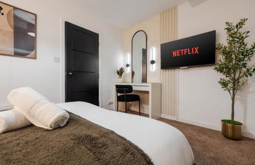 New Modern 2 Bedroom Central Apt Greater Manchester, Sleeps 5, Near Airport with Great Transport Links - Foto 18