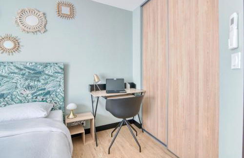 First flight Colomiers - à 8 mn de l'aéroport- Proche Airbus - 6 voyageurs - Foto 10