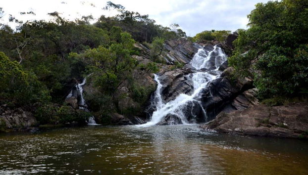 Cachoeira do Lázaro nos arredores de Pirenópolis