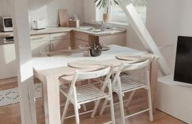 Monteurwohnung in Wesermarsch, Küche, Einzelbetten, Stedinger Landhotel - Photo 1