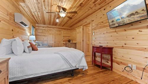 Cabin 3 Mtn View Cabin Near River with Hot Tub and Fire Pit - Foto 4