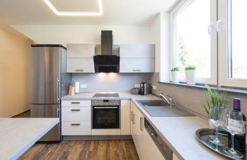 Miralior Apartment Mainz - 110m2, Terrasse und Parkplatz - ideal für Gruppen und Familien - Foto 22