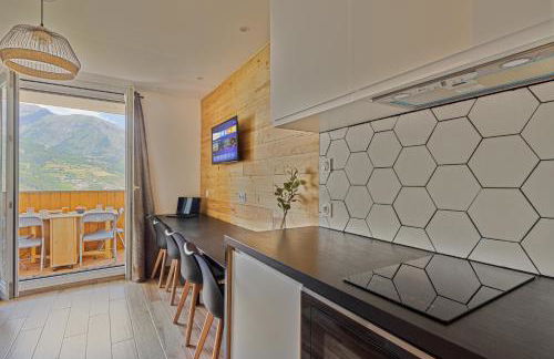 Studio de charme avec vue sur le Val d'Allos, parking et Wifi gratuit - Photo 8