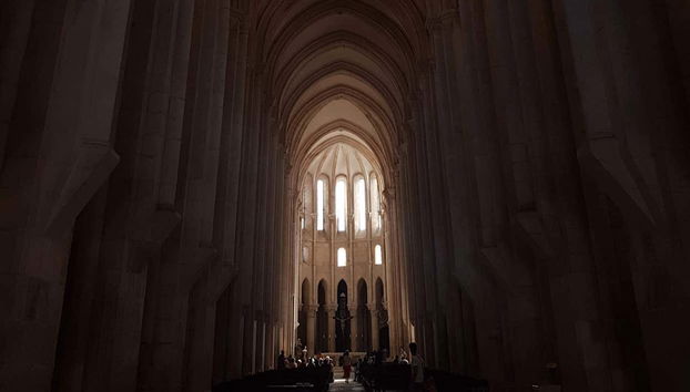 The central nave of the monastery