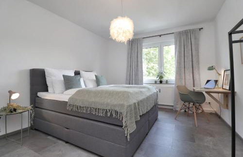 Design am Rhein I Traumlage Rheinufer I 3BR I Küche I öffentl Parkplätze I helloYOU apartments x BRIGHT Collection - Foto 48