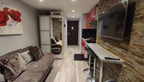 Studio les 2 Alpes au Village 1800m-Commerces et télésiège à 50m-Retour ski au pied - Foto 1