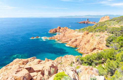 Cap Esterel - Charmant T2 climatisé vue mer 4/5 pers - Piscine - Parking - Foto 20