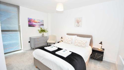 Modern 2 Bed Flat in Central Manchester w Balcony - Foto 3