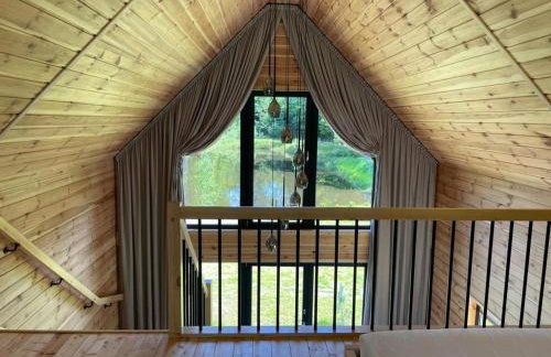 Przystanek Kistówko komfortowe domki z jacuzzi, staw wędkarski, kominek, las, przestrzeń - Foto 19