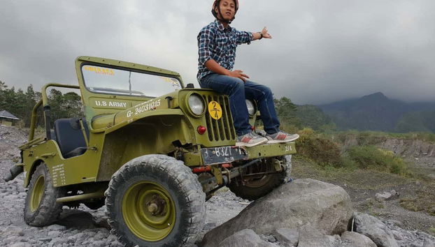 Excursion en 4x4 dans les environs du volcan Merapi