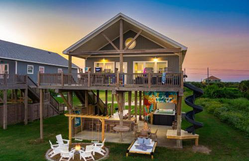 Beachfront 4BR - Tiki Bar, Yard Games, Pet-Friendly - Foto 54