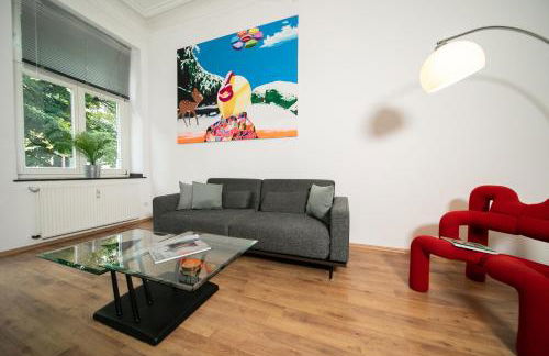 WHITE 60 QM Apartment - Zentral - Balkon - Messe - Foto 16