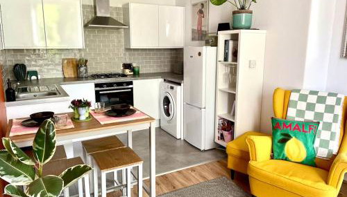 Quiet 1 Bed with Garden Views Near Leith & City Centre - Foto 3, stove