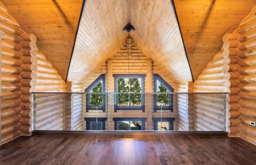 Log House Chalet, Volleyball field, Sauna, Hot Tub - Foto 52