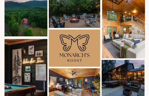 Monarch's Roost Luxe Cabin w Hot Tub and Sauna 10 Min to Helen - Foto 1