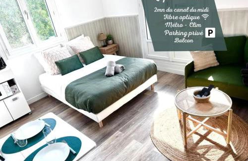 Le petit midi - Parking - Métro - Fibre - Canal - Foto 1