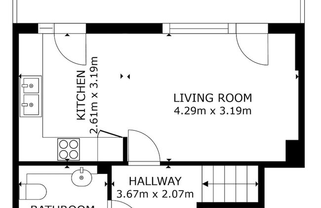 Modern Comfort: Stratford 3BR Duplex - Foto 29