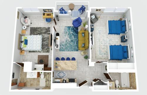 Oceanfront Beach Condo, Pool, Gym, Fishing Surfing - Foto 24