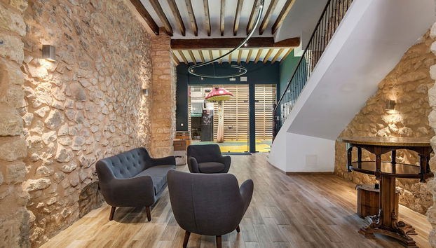 Zona de estar del vestíbulo