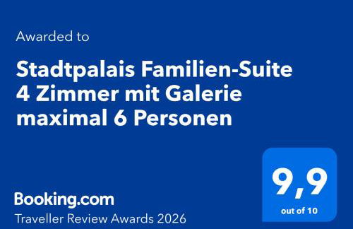 Stadtpalais Familien-Suite 4 Zimmer mit Galerie maximal 6 Personen - Foto 2