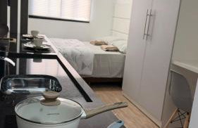 Studio com piscina aquecida,completo ,academia ,próximo ao shopping Palladium - Foto 8