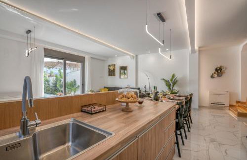 Serene Pool Villa - 8 min to Kalyves Beach - Foto 14