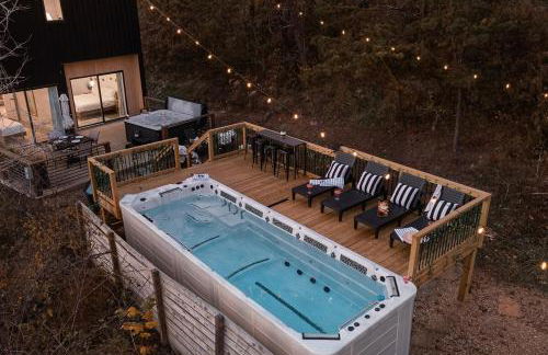 Heated Hydro Pool -Spa - Plunge - Luxe AVL Retreat - Foto 13