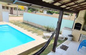 Meu Lugar de descanso à 250 metros da praia, piscina, churrasqueira - Foto 1