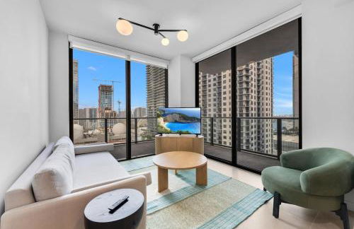 Chic Downtown Miami 2BR City Views Rooftop Pool - Foto 1