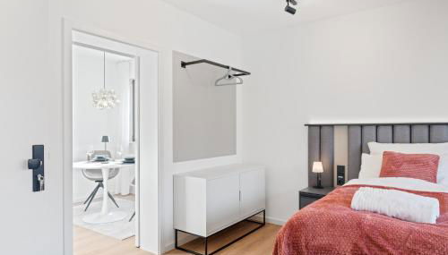 1-2 Personen - Parkplatz - Fahrradgarage - Zentrum - Küche - Balkon - Klima - Foto 4