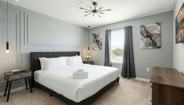 Spacious Home w/ Private Pool, Near Disney - Foto 5, Habitación