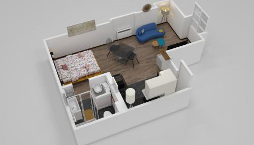 Bords de Loire hypercentre Orléans 2 personnes - Foto 3