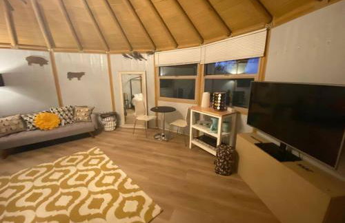 Glamping-Sky Dome Yurt-Tiny House-2 modern composting toilet - Foto 7