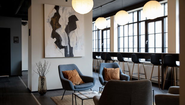 Zona de estar del vestíbulo