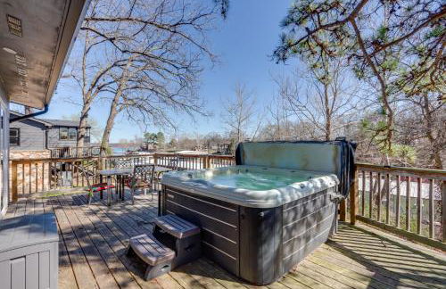 Deck and Boat Dock Lakefront Cabin in Eucha! - Photo 15