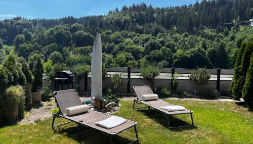 Wellness Ferienwohnung Szymecki- Sauna & Whirpool bei Heidelberg - Foto 2, Garden view