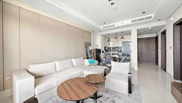 Elegant 1BR With Panoramic Views on Burj Khalifa - Foto 3, Habitación