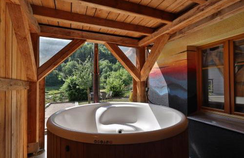 Le Chalet du Tanet spa sauna terrasse en Alsace - Foto 6