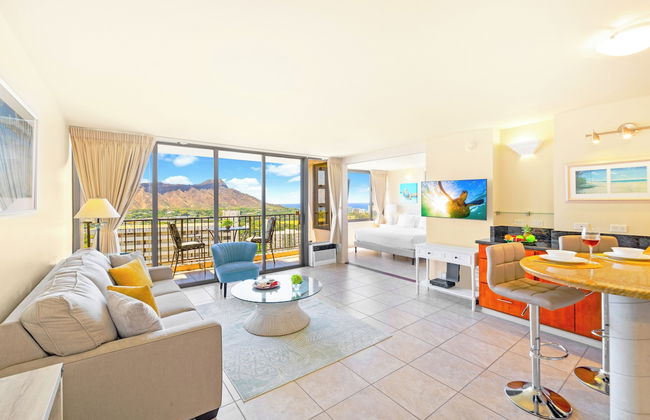 Diamond Head and Ocean views with King Bed and Parking - Foto 78