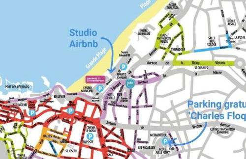 BIARRITZ GRANDE PLAGE - STUDIO AVEC BALCON - Victoria Surf - Foto 23