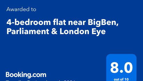 4-bedroom flat near BigBen,Parliament & London Eye - Foto 3