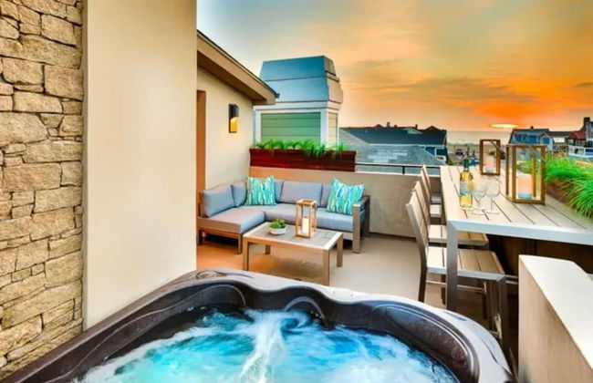 3 BR Roof Deck Ocean Views Hot Tub Beach Block - Foto 6