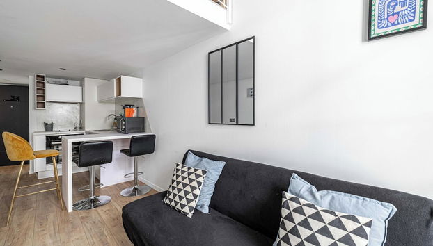 Bright Duplex With a Mezzanine - Cannes Center - Foto 4, Zona de estar