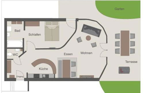 Hochwertige Ferienwohnung in Seenähe mit Terrasse & Vollausstattung - Foto 23